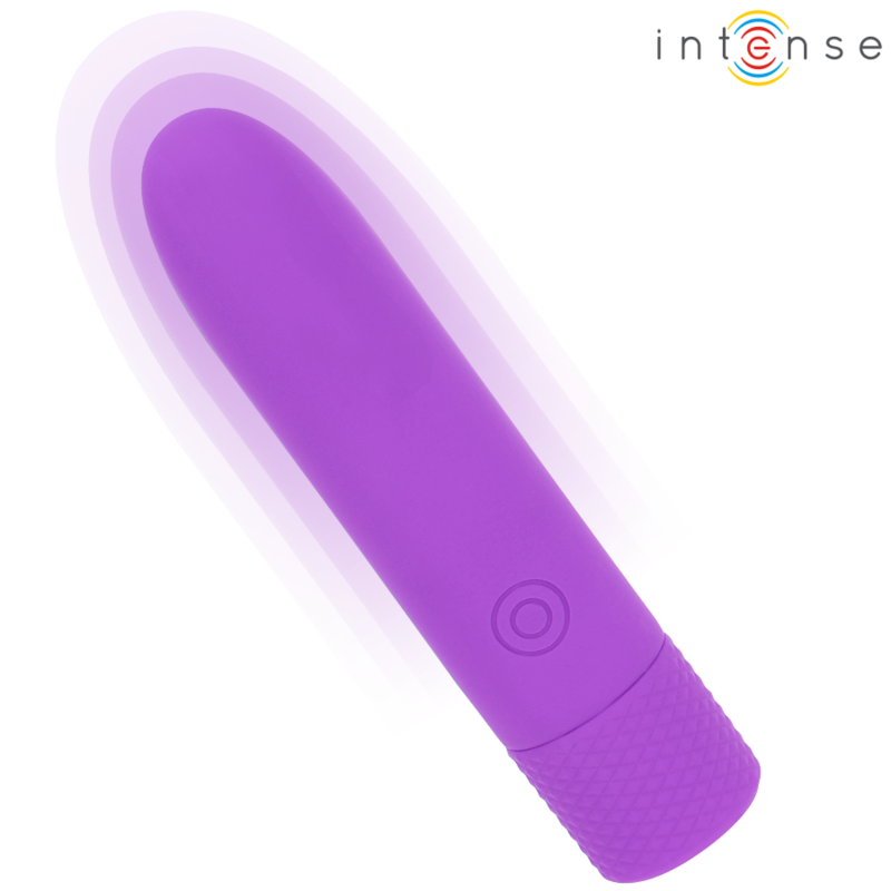 INTENSE - SYMONE  USB RECARREGÁVEL VIBRATÓRIA BULLET 8 VIBRAÇÕES ROXO 10 X 2,2 CM