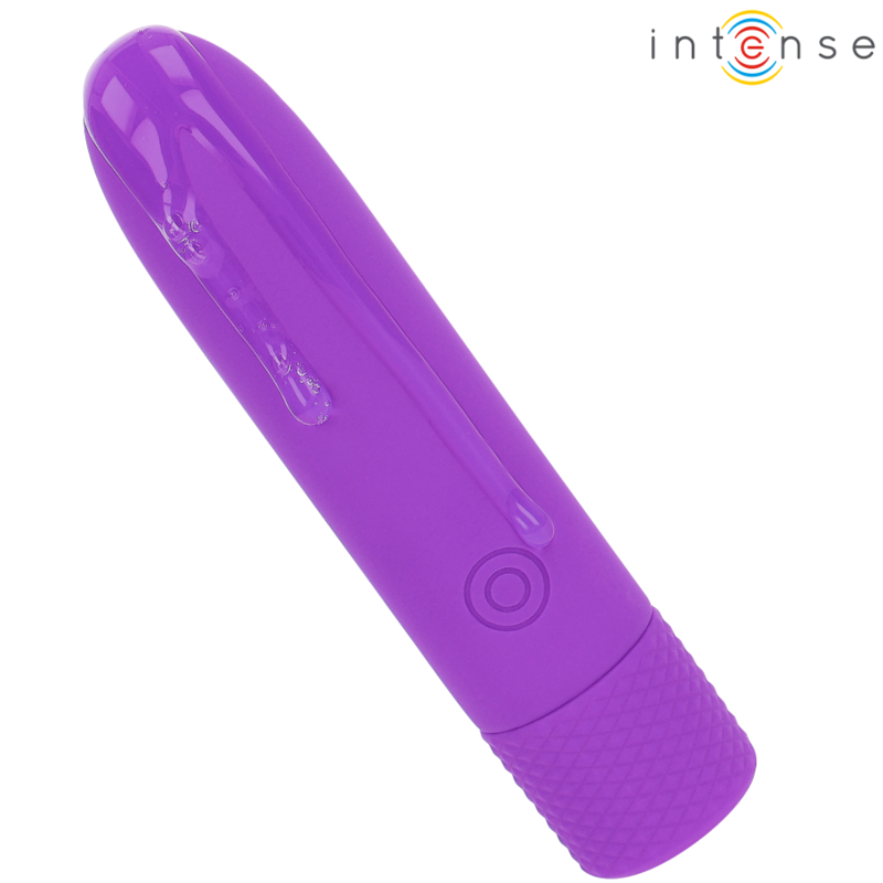 INTENSE - SYMONE  USB RECARREGÁVEL VIBRATÓRIA BULLET 8 VIBRAÇÕES ROXO 10 X 2,2 CM