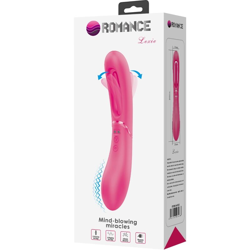 ROMANCE - VIBRADOR LEXIE G-SPOT 7 VIBRAÇÕES ROSA