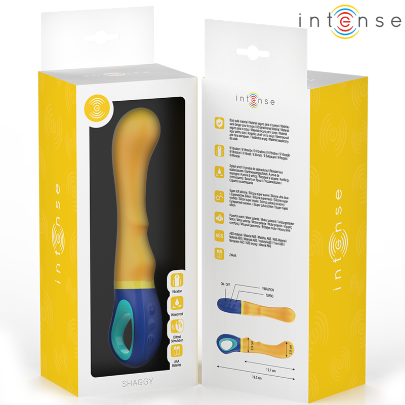 VIBRADOR INTENSO - SHAGGY AMARELO G-SPOT