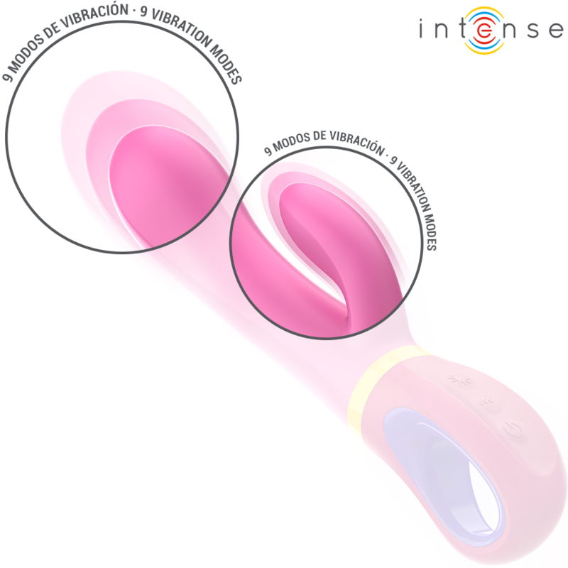 INTENSO - VIBRADOR DE COELHO ROSA DAPHNE