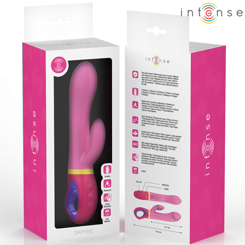 INTENSO - VIBRADOR DE COELHO ROSA DAPHNE