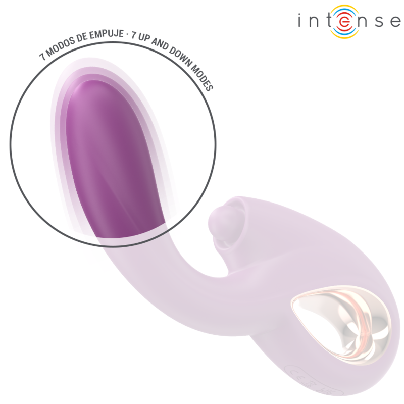 INTENSE - LALI MULTIFUNCIONAL VIBRADOR G-SPOT TAPPING & THRUST & VIBRATION ROXO