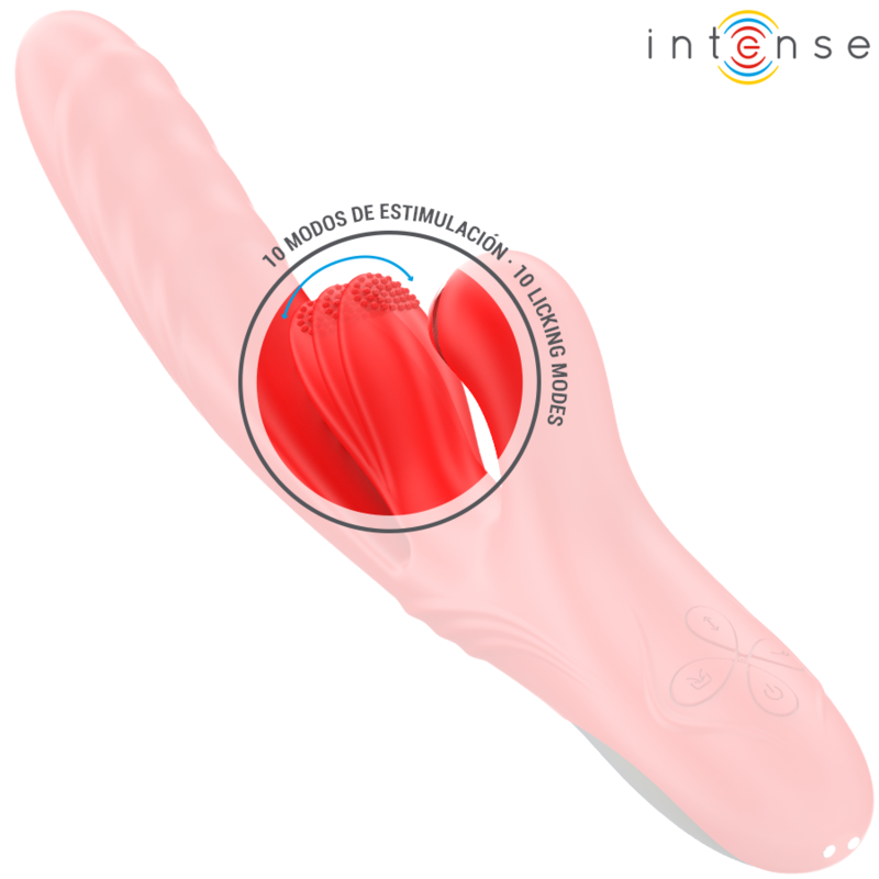 INTENSE - KAROL MULTIFUNÇÃO VIBRADOR IMPULSO & ESTIMULAÇÃO & SUCÇÃO VERMELHO