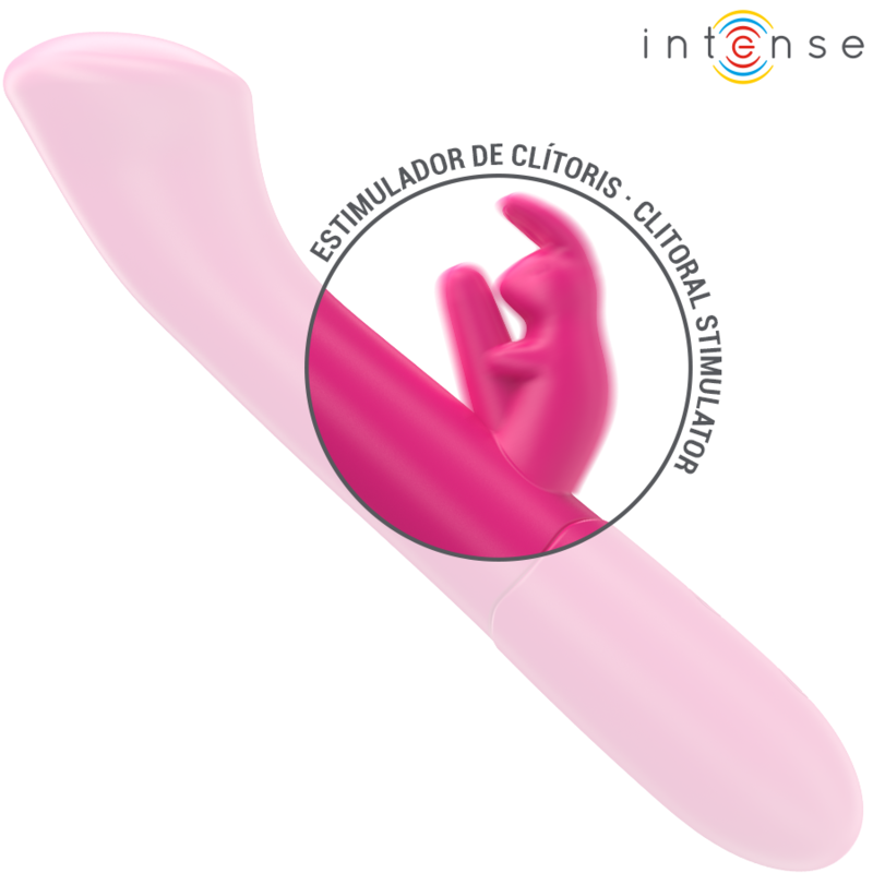 INTENSE - JULIETA RABBIT VIBRADOR 18,6 CM 10 VIBRAÇÕES ROSA