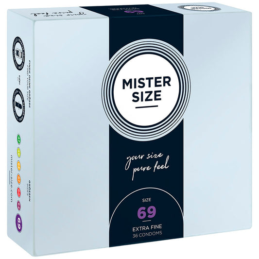 MISTER SIZE - PRESERVATIVOS TAMANHO XXXL 69 MM (36 UNIDADES)