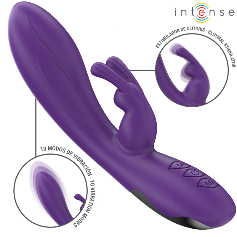 INTENSE - RANDALL RABBIT VIBRADOR 10 VIBRAÇÕES ROXO