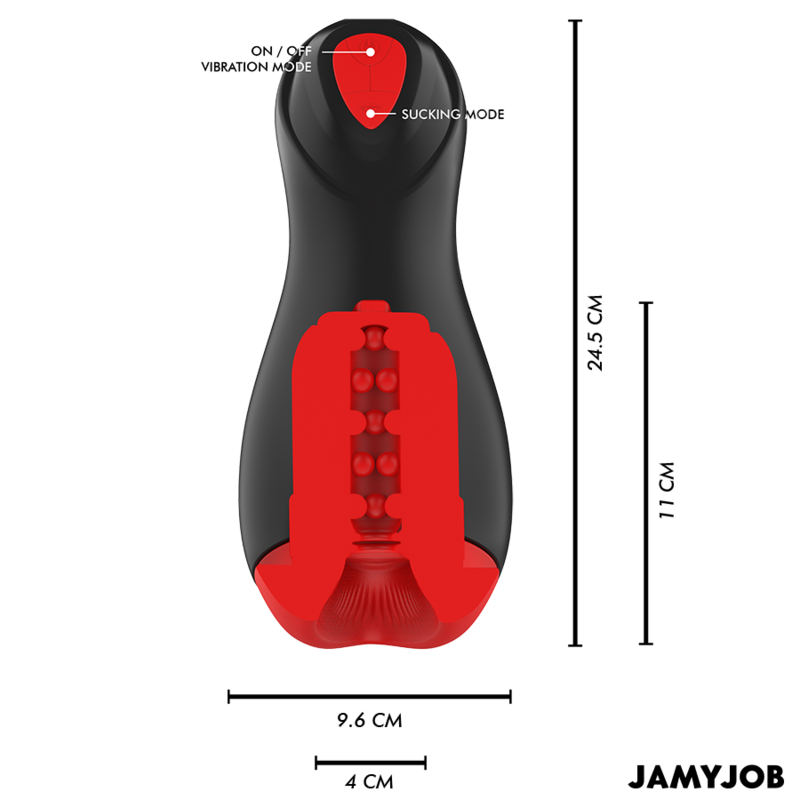 JAMYJOB - MASTURBADOR AUTOMÁTICO CORE-X 5 MODOS DE SUCÇÃO E VIBRAÇÃO