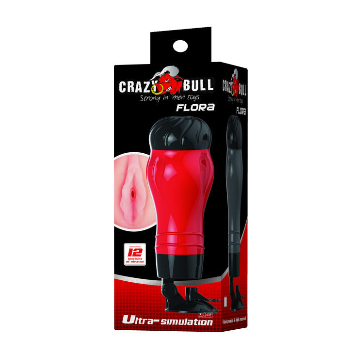 CRAZY BULL - FLORA VAGINA COM BASE MASTURBADOR