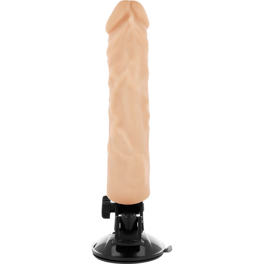 BASECOCK - VIBRADOR REALÍSTICO CONTROLE REMOTO NATURAL 21 CM -O- 4 CM