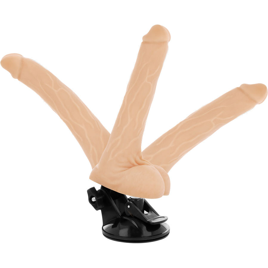 BASECOCK - VIBRADOR ARTICULVEL CONTROLE REMOTO PRETO 18.5 CM -O- 4 CM