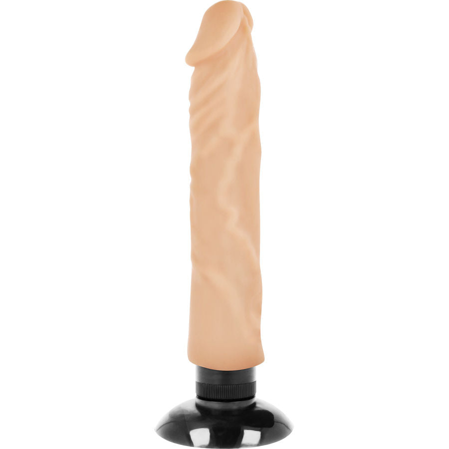 BASECOCK - VIBRADOR REALÍSTICO 2-1 NATURAL 20 CM -O- 4 CM