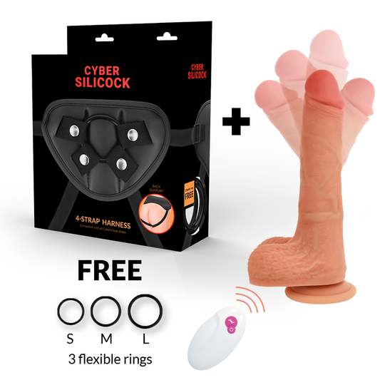 CYBER SILICOCK - STRAP-ON MR RICK CONTROLE REMOTO