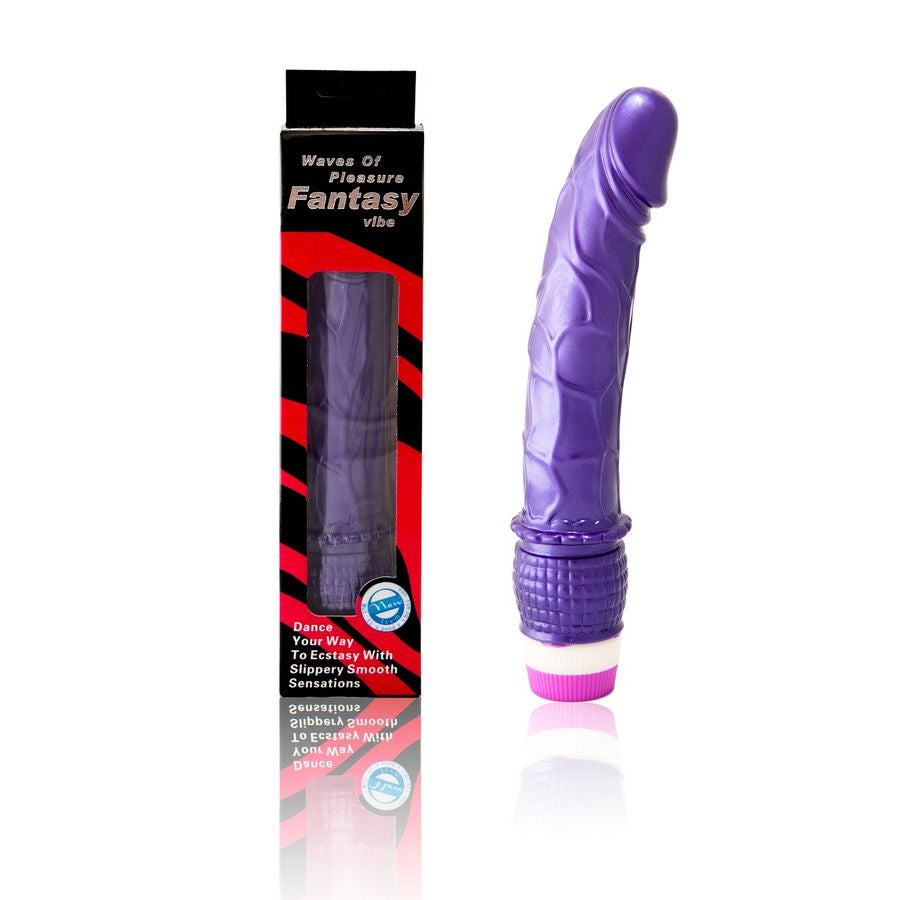 BAILE - VIBRADOR WAVES OF PLEASURE 23 CM ROXO